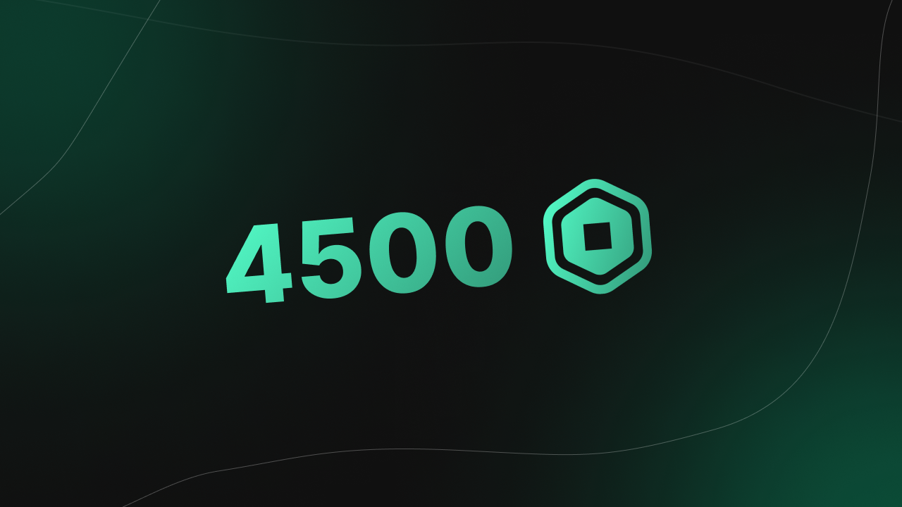 4 500 RBX